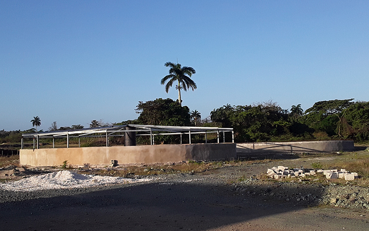 Piscina para el alevinaje en Villa Clara.