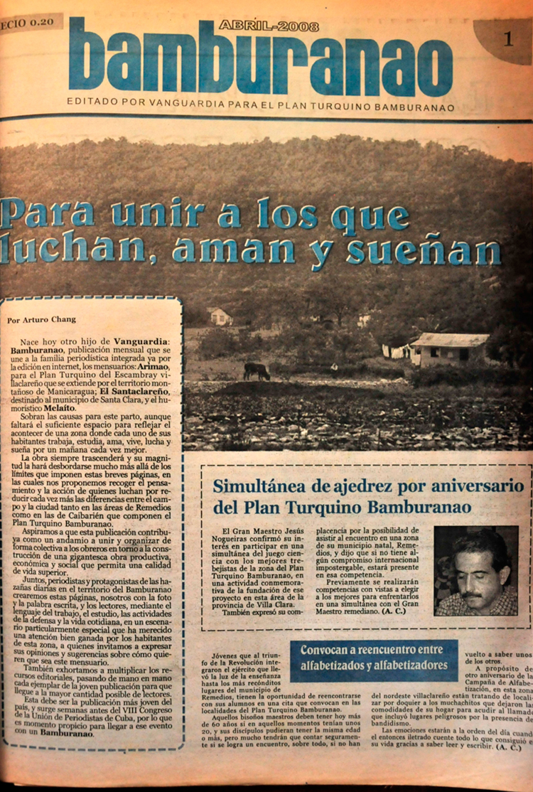 Suplemento Bamburanao, del periódico Vanguardia.