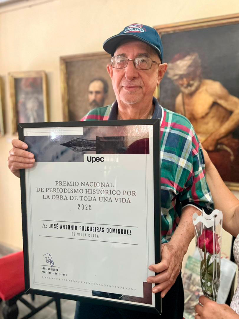 José Antonio Fulgueiras, Premio Nacional de Periodismo Histórico por la obra de la vida.