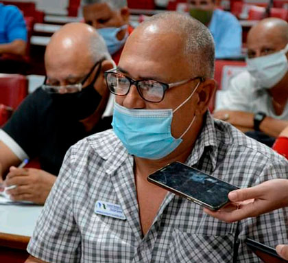 Vladimir Santaya Santana, director de Acueducto y Alcantarillado en Villa Clara.