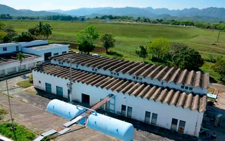 Planta potabilizadora de Paso Bonito, en Cienfuegos.