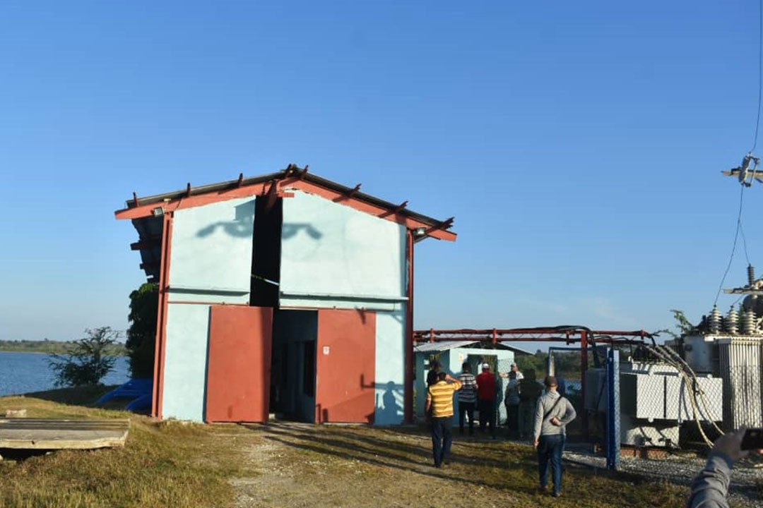 Estación de bombeo de agua de Palmarito, en Villa Clara.