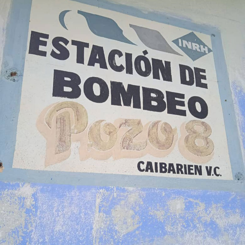 Estación de bombeo del pozo 8 de Caibarién.