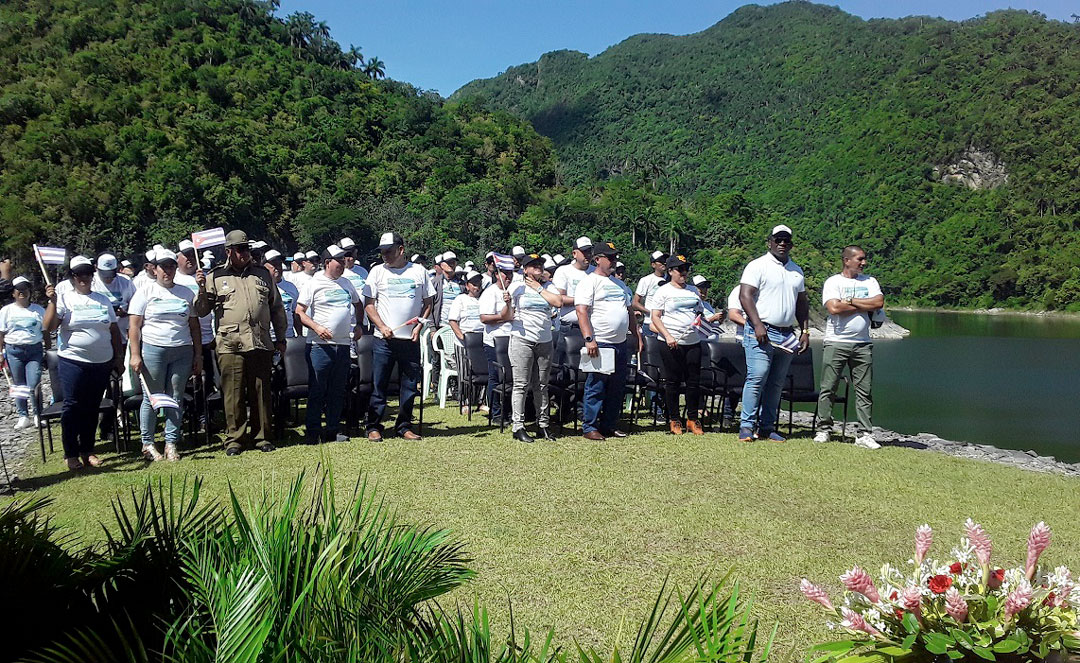 Complejo Jibacoa-Hanabanilla, sede del acto nacional por el Día del Trabajador Hidráulico.
