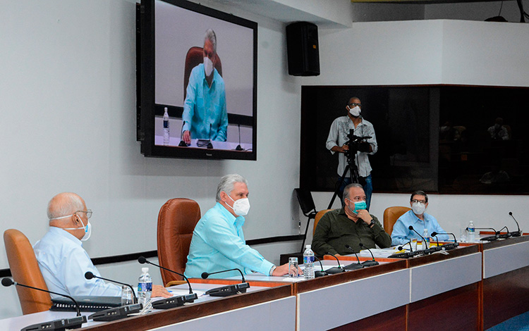 Balance del Ministerio del Exterior, con la presencia del presidente de Cuba, Miguel Díaz-Canel.