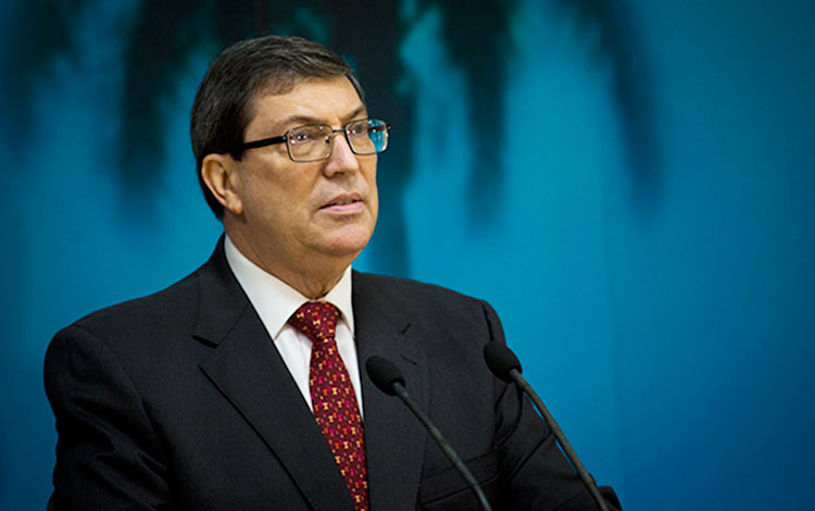 Canciller de Cuba, Bruno Rodríguez.