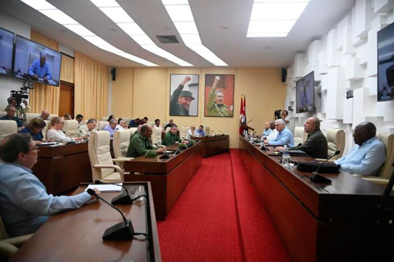 Reunión de la dirección del país.