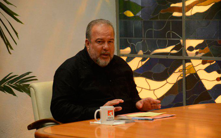 Manuel Marrero Cruz, primer ministro de Cuba.