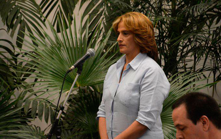 Betsy Dí­az Velázquez, ministra de Comercio Interior de Cuba.