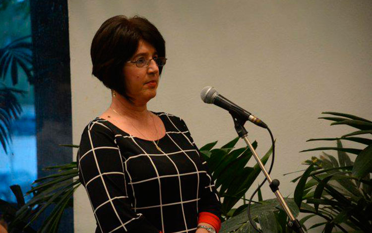 Marta Elena Feito, ministra de Trabajo y Seguridad Social de Cuba.