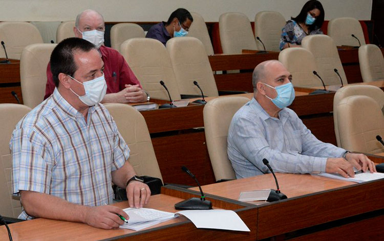 Reunión de análisis de la COVID-19 en Cuba, encabezada por el presidente, Miguel Díaz-Canel.