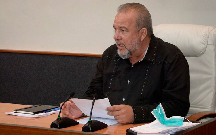 Manuel Marrero Cruz, primer ministro de Cuba.