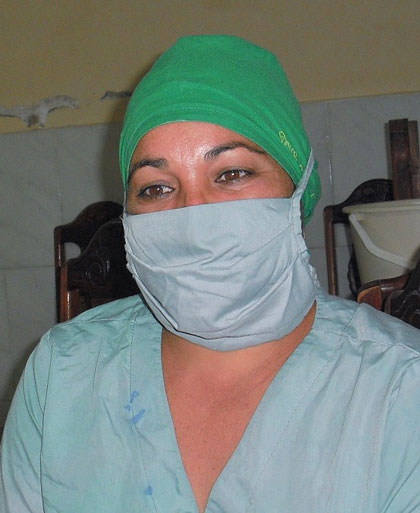 Mirielys Pérez, pantrista. Mirielys Pérez, pantrista.