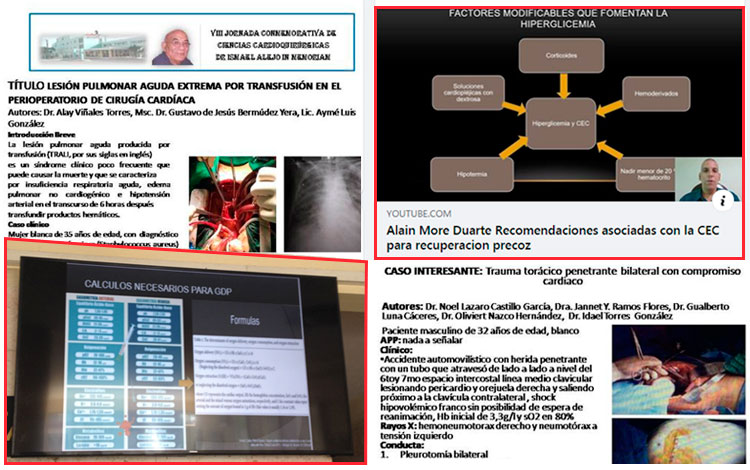 Trabajos presentados en la jornada científica del Cardiocentro Ernesto Che Guevara, de Villa Clara.