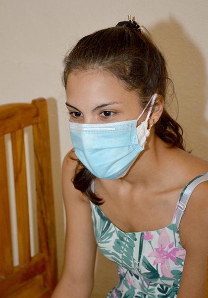 Mariangel Guerra García, madre que recibe la vacuna cubana Abdala. Mariangel Guerra García, madre que recibe la vacuna cubana Abdala.