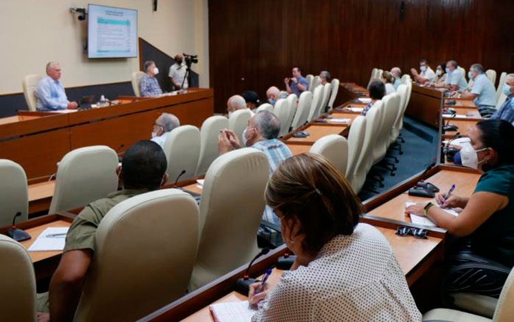 Presidente de Cuba Miguel Díaz-Canel, p