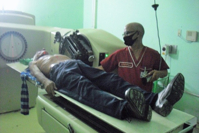 Servicio de Radioterapia del Hospital Viejo Villa Clara