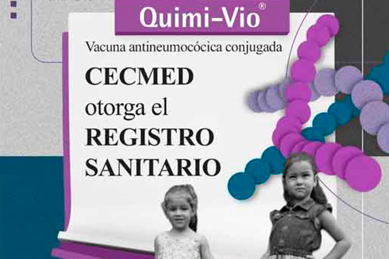 Vacuna Quimi-Vio, registro sanitario.