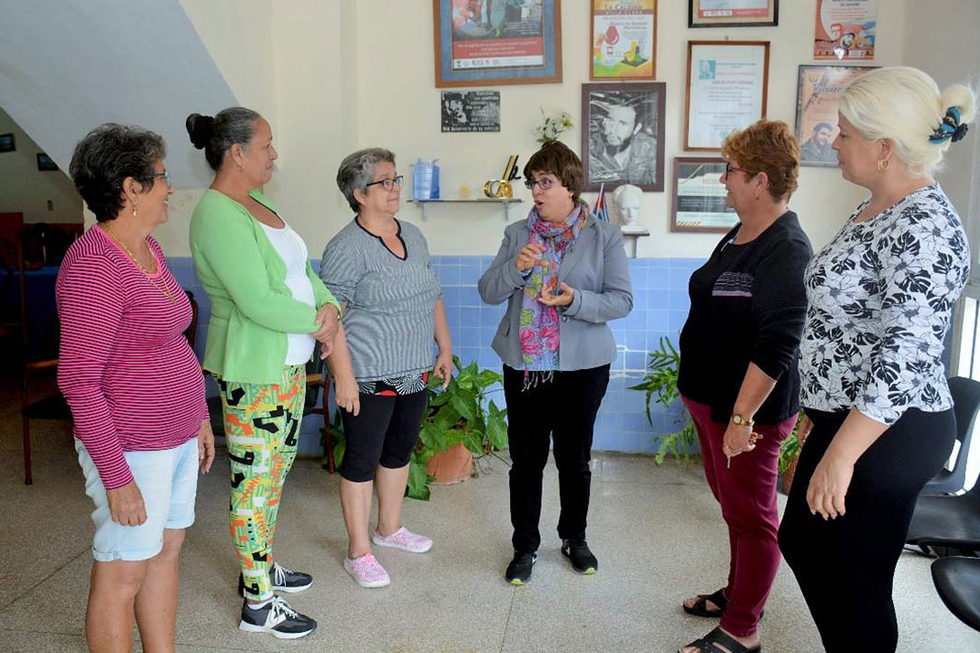 Integrantes del colectivo del Banco Provincial de Sangre de Villa Clara.