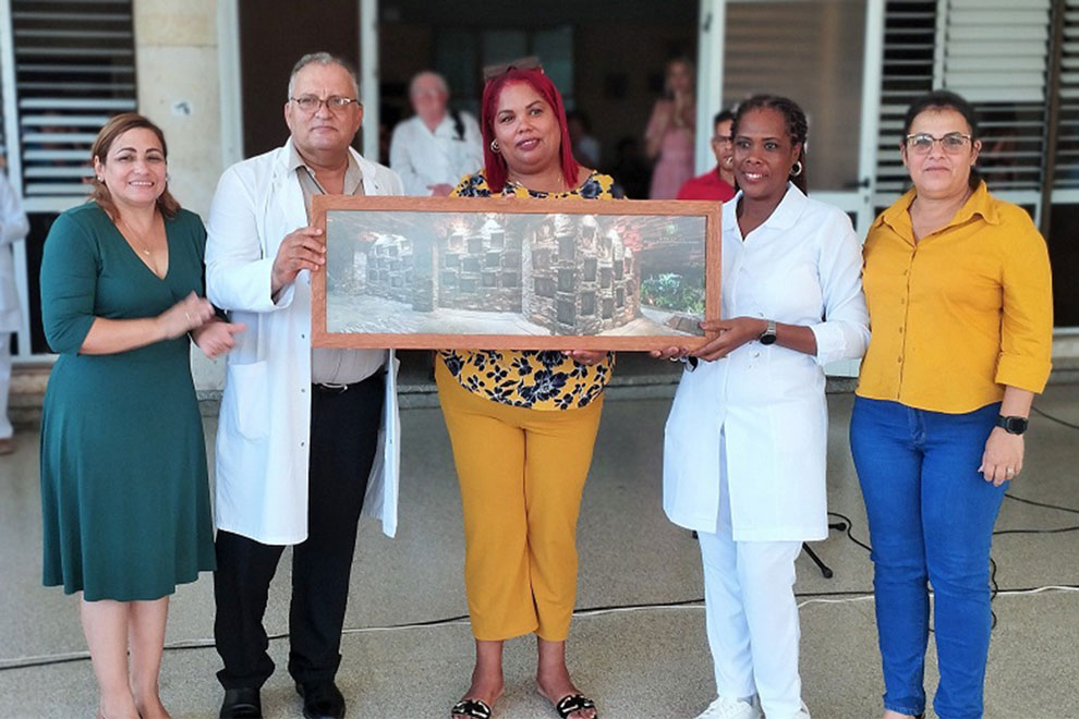 Reconocimiento del Partido y el Gobierno de Villa Clara al hospital pediátrico José Luis Miranda, de Santa Clara.