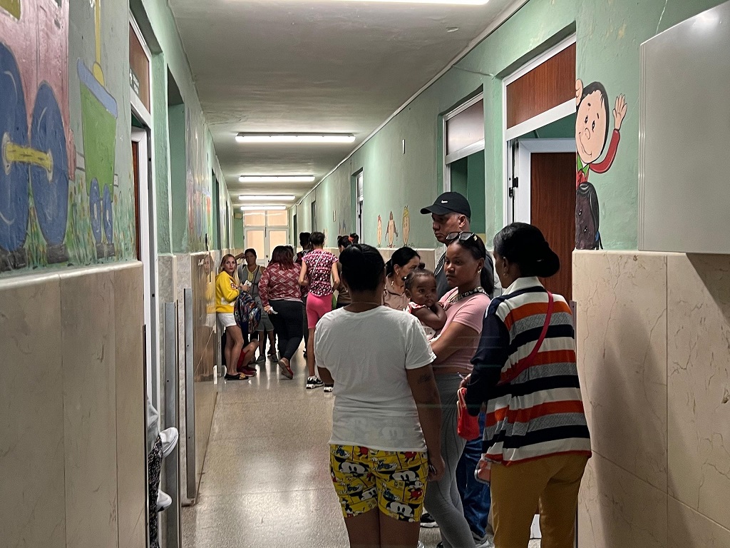 Cuerpo de guardia del hospital pediátrico José Luis Miranda, de Santa Clara.