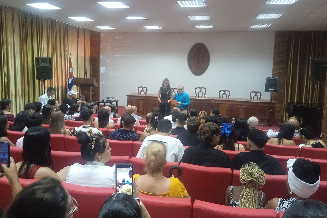 Graduación del Colegio Universitario de Ciencias Médicas de Villa Clara.