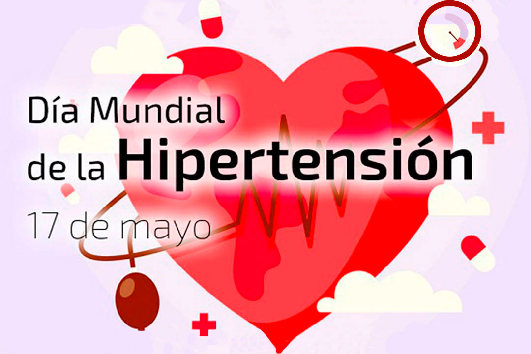 Cartel del Día Mundial de la Hipertensión.