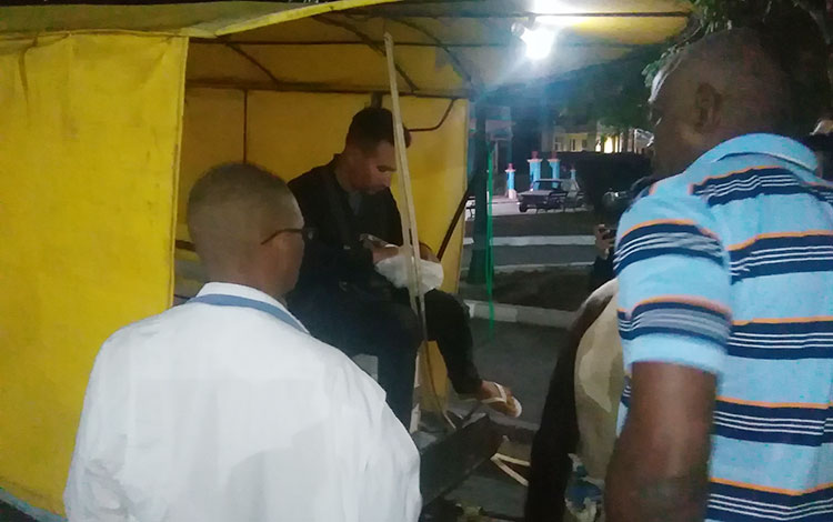Carretonero que ejerce el trabajo por cuenta propia en Santa Clara.