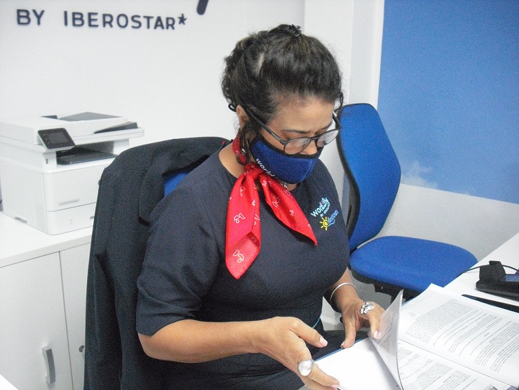 Tamara Hernández Quesada, representante de la agencia World2fly en Santa Clara, Cuba.