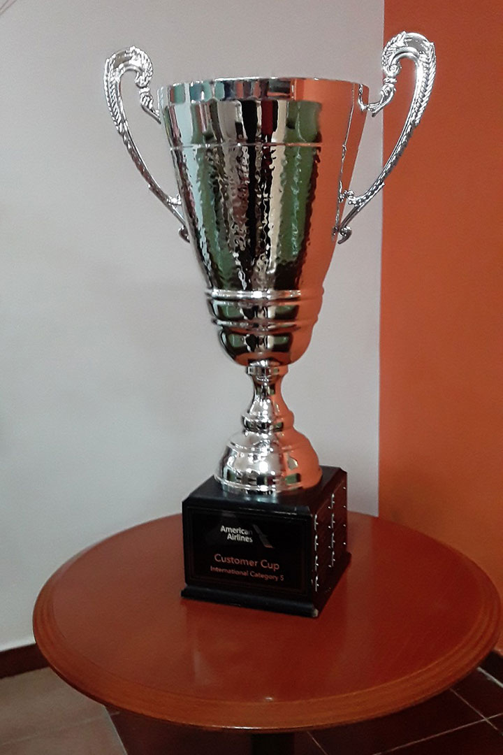 Customer Cup entregada al aeropuerto internacional Abel Santamaría, de Santa Clara.