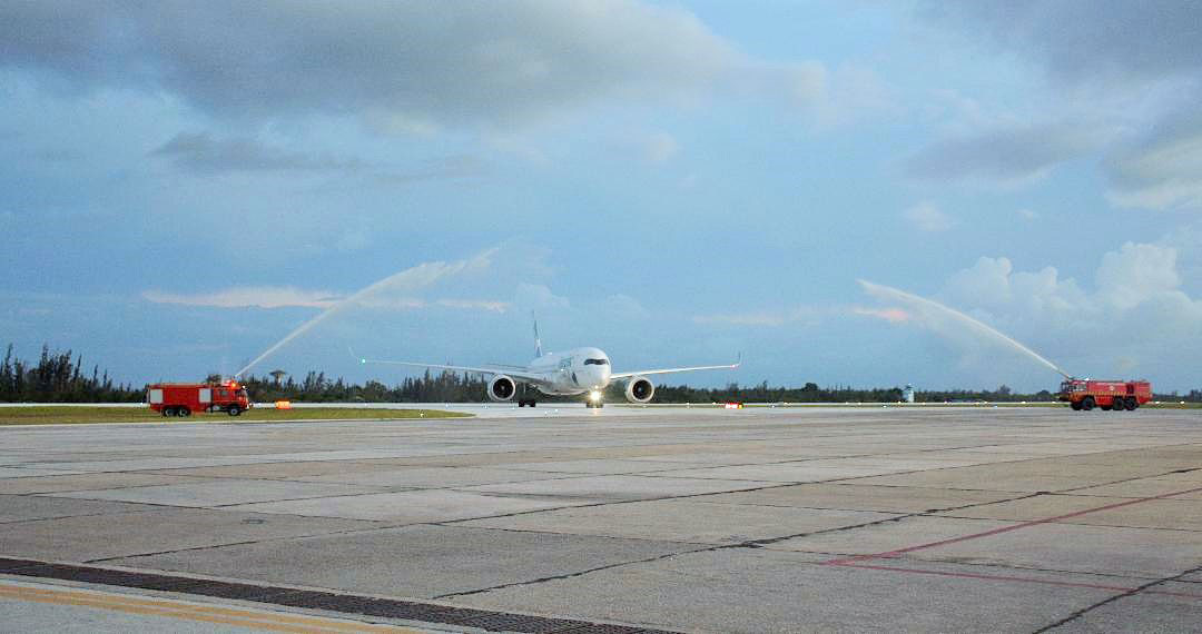 Vuelo inaugural Madrid-Santa Clara, el 17 de julio de 2024.